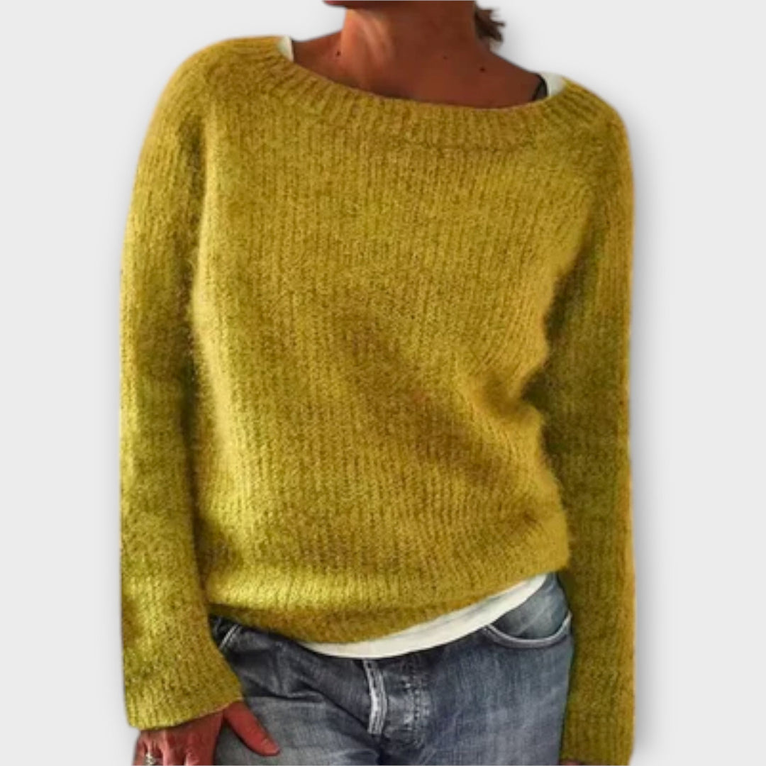 Regina – Solid Knit Sweater