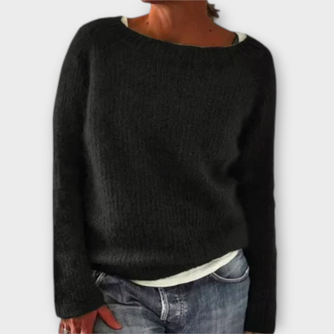 Regina – Solid Knit Sweater