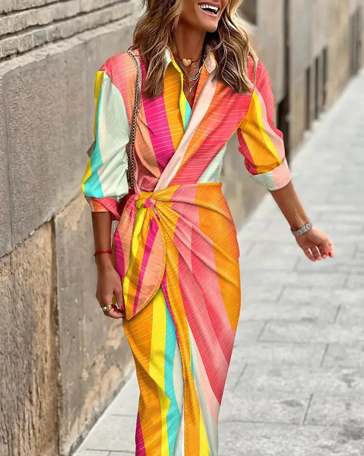 Marina | Vibrant Wrap Dress