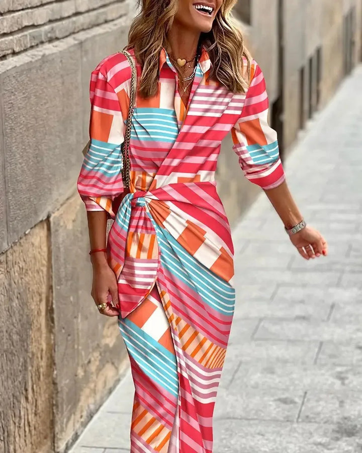 Marina | Vibrant Wrap Dress