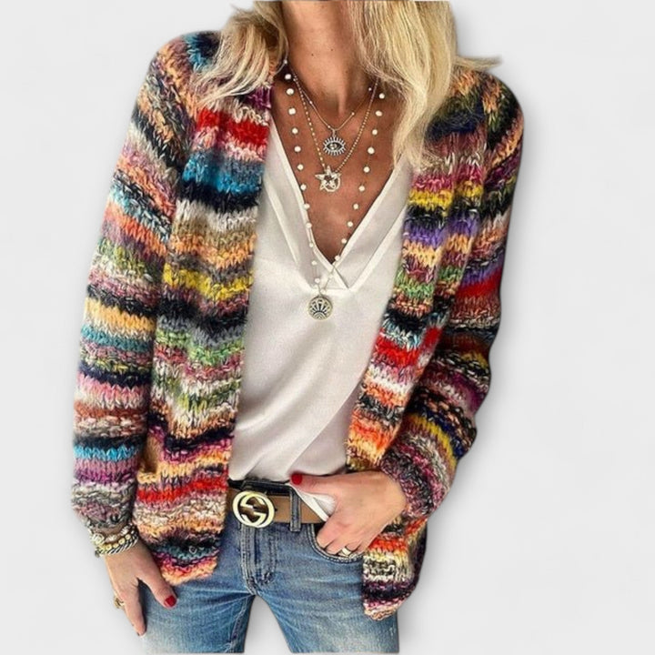 Brigette - Vibrant and Cozy Knit Cardigan